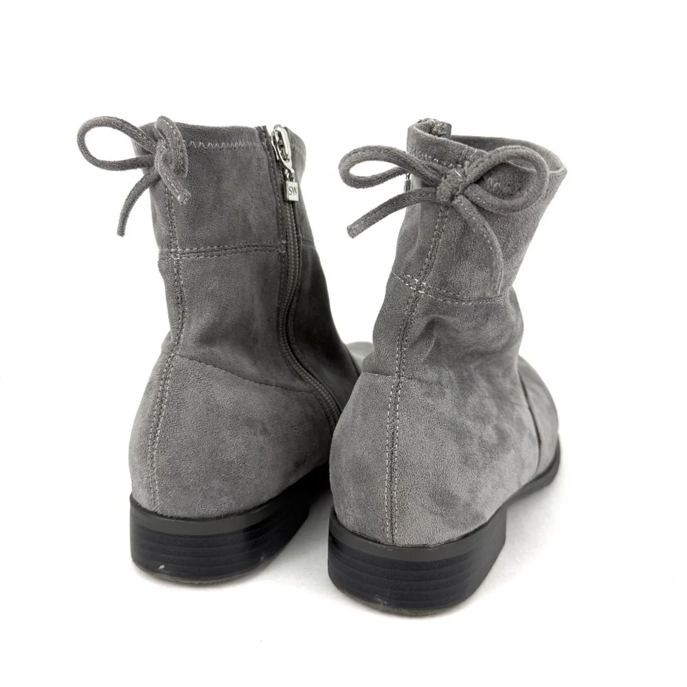 Stuart Weitzman Girls Lowland Mid MM Gray Boots
